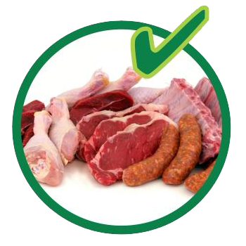 Organic recycling - meat and bones are allowed.